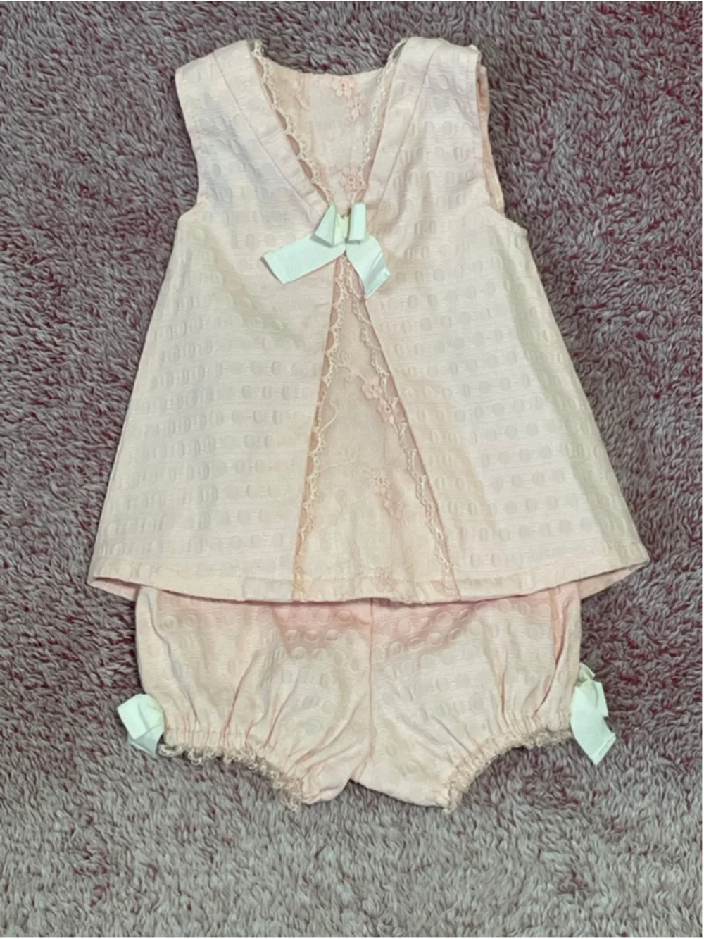 Girls Heirlooms by Polly Flinders Pink 3-6 Months